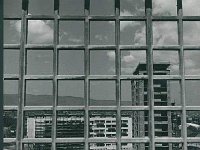 Proleterski brigada - Držićeva 1957. godine. Pogled sa zgrade Proleterski brigada 238 (danas Grada Vukovara). Držićeva 8 i 10 se još grade.Držićeva 6 je useljena 1956. godine